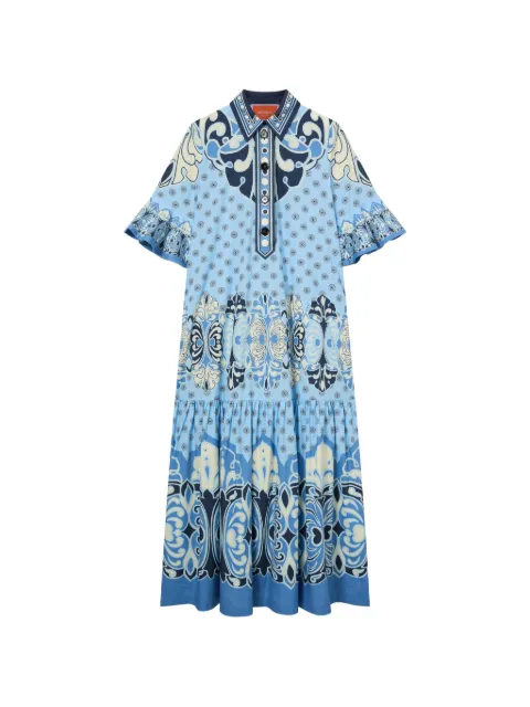 La DoubleJ Artemis dress Placée Blue DRE0201COT097COC02BU03