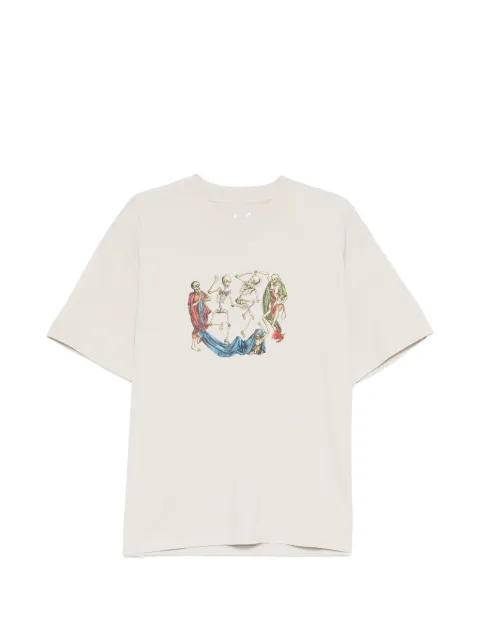 Melt graphic-print T-shirt Neutrals MS5342