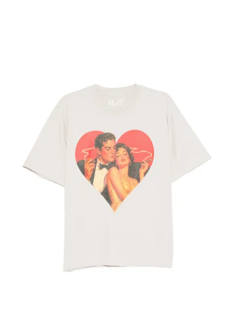 Melt graphic-print T-shirt Neutrals MS5343