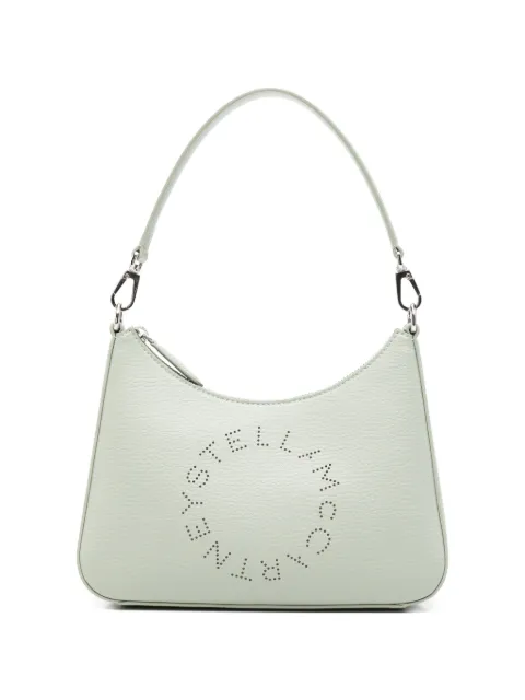 Stella McCartney logo-perforated shoulder bag Green 7B0062WP0660