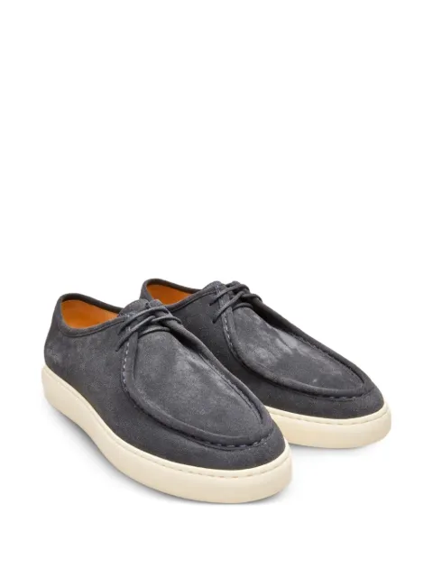 Poche Paris lace-up suede oxford shoes Grey FMCROIX600230