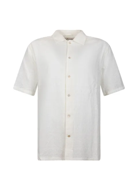 MC2 Saint Barth broderie-anglaise short-sleeve shirt White SIF0002