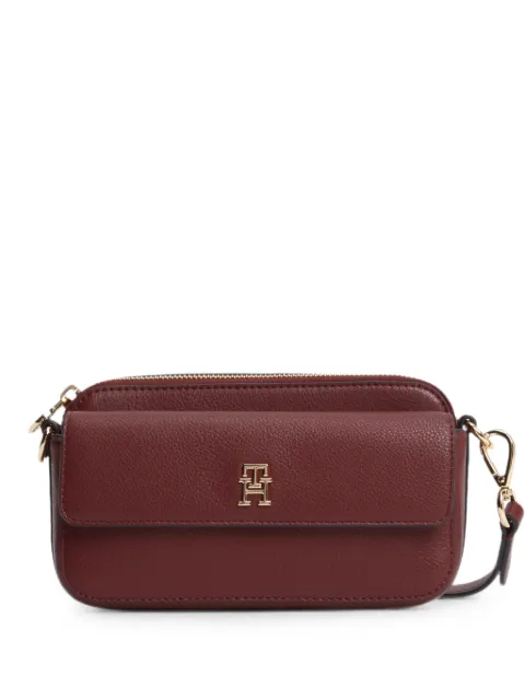 Tommy Hilfiger logo-plaque shoulder bag Red AW0AW18721