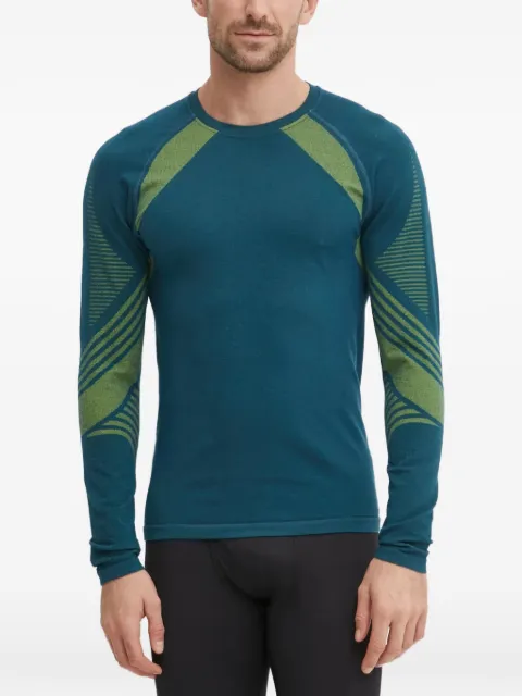 Smartwool Intraknit Active panelled top Blue SW012790