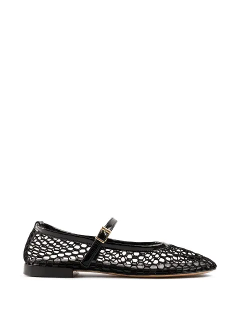 Souliers Martinez Minima mesh ballet flats White MINIMABLACK