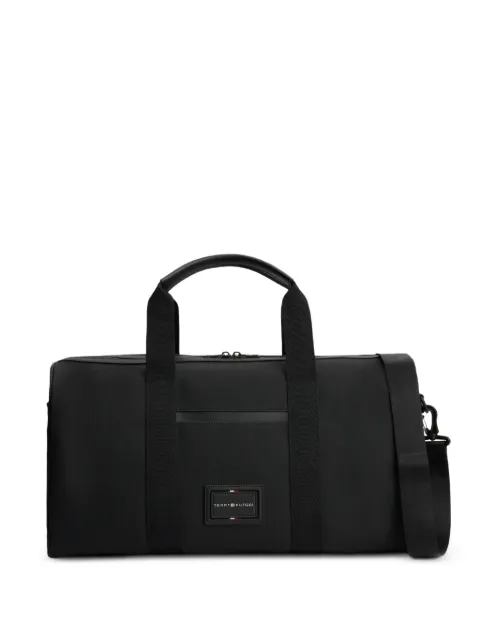 Tommy Hilfiger logo-patch holdall bag Black AM0AM14441