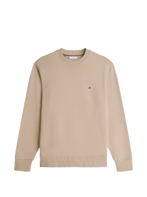 Tommy Hilfiger logo-patch sweatshirt Neutrals MW0MW37237