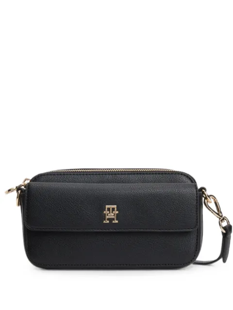 Tommy Hilfiger logo-plaque shoulder bag Black AW0AW18721