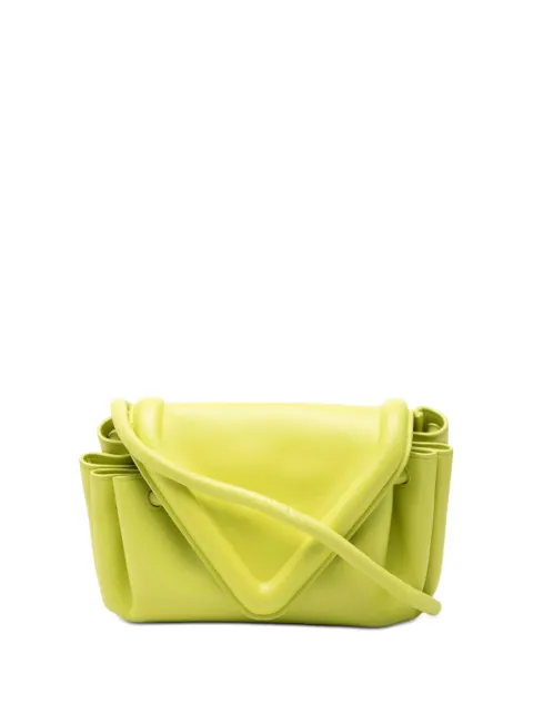 Bottega Veneta Pre-Owned 2012-2026 Leather Beak crossbody bag Yellow LNY2MYZ2VVWWHPT6