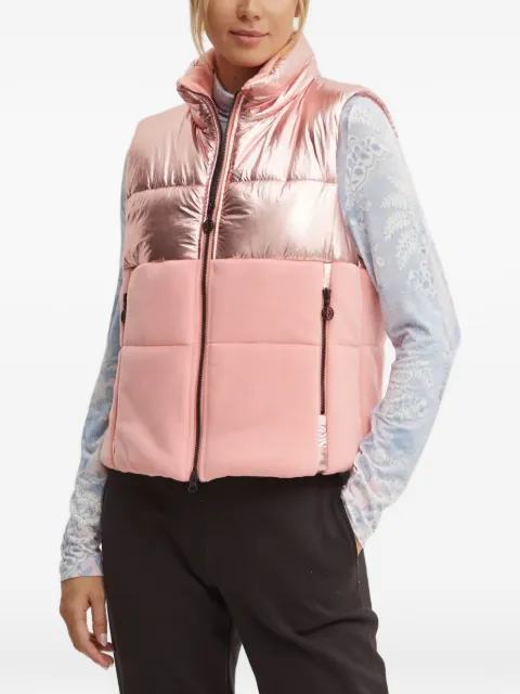 Sportalm metallic-effect padded gilet Pink 1812019093