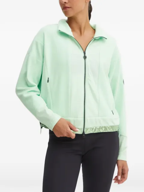 Sportalm logo-patch metallic-trim jacket Green 1810047572