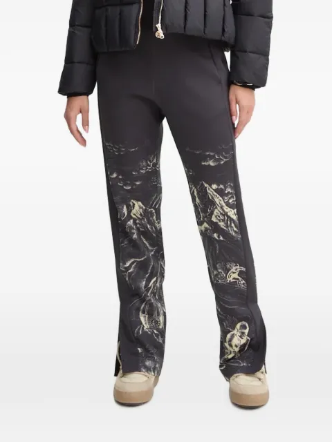 Sportalm graphic-print side-slit track pants Grey 1826506665