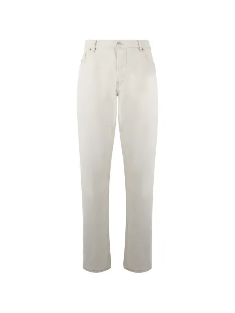 Diesel high-waisted straight-leg jeans White A0356809B93