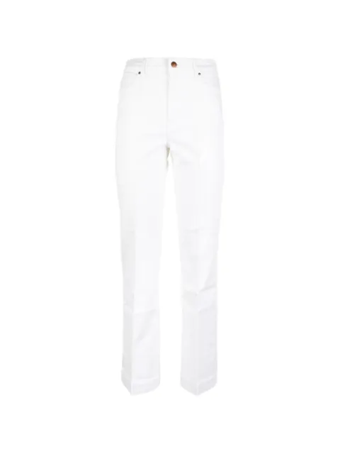 CIGALA'S pressed-crease straight-leg jeans White 1364TDRS11001
