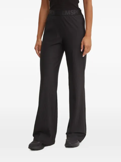 Sportalm logo-waistband ribbed trousers Black 1856513034