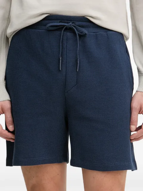 Trussardi waffle-knit drawstring shorts Blue P8078000069N