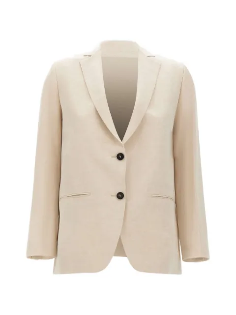 RRD single-breasted canvas blazer Neutrals 2655985