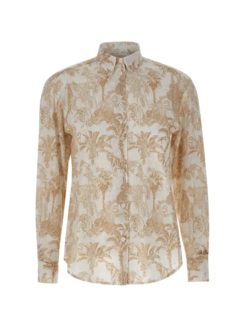 MC2 Saint Barth Meredith toile de jouy shirt Neutrals MDH00101359L