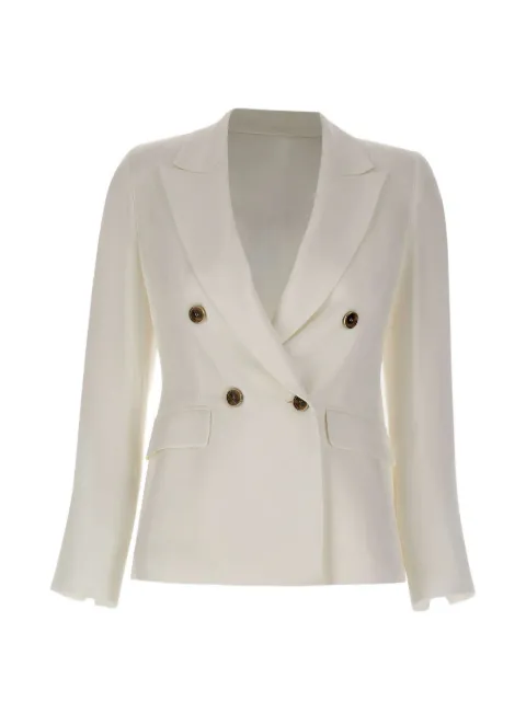 Marella Charme double-breasted blazer White 2613041172200001