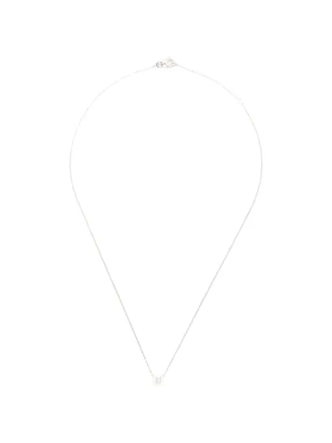Le Gramme alphabet necklace Silver LGCARPO081U