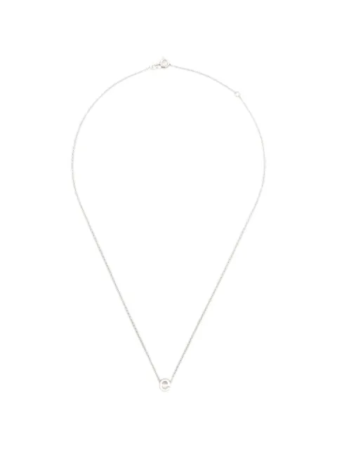 Le Gramme alphabet necklace Silver LGCARPO081E
