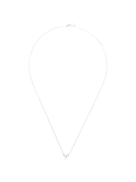 Le Gramme alphabet necklace Silver LGCARPO081Y
