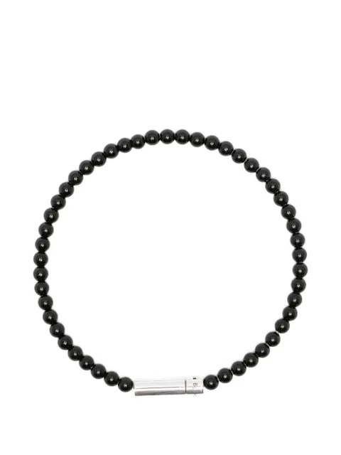 Le Gramme black onyx beads bracelet Black LGCARON09111