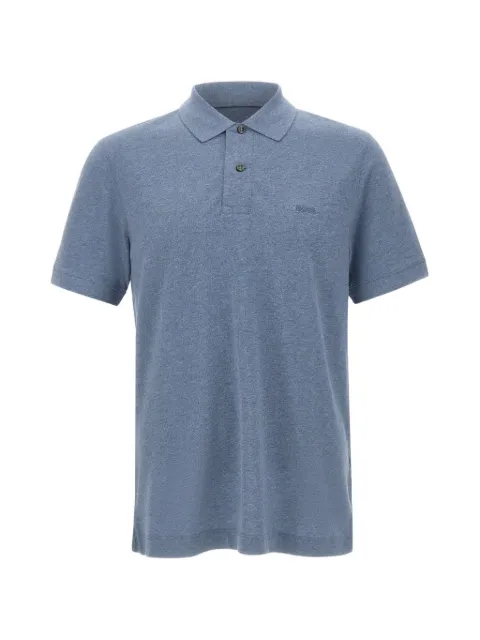 BOSS Pallas cotton-pique polo shirt Blue 50553564