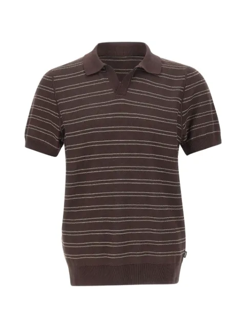 BOSS Narciso striped T-shirt Brown 50560483