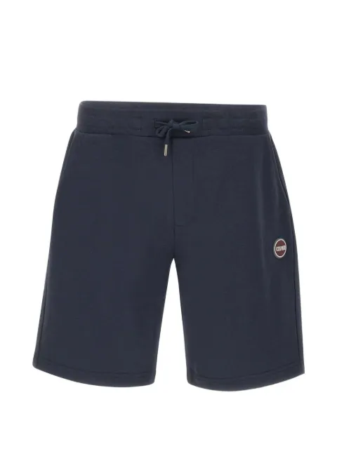 Colmar Plush drawstring logo-patch shorts Blue 8244R