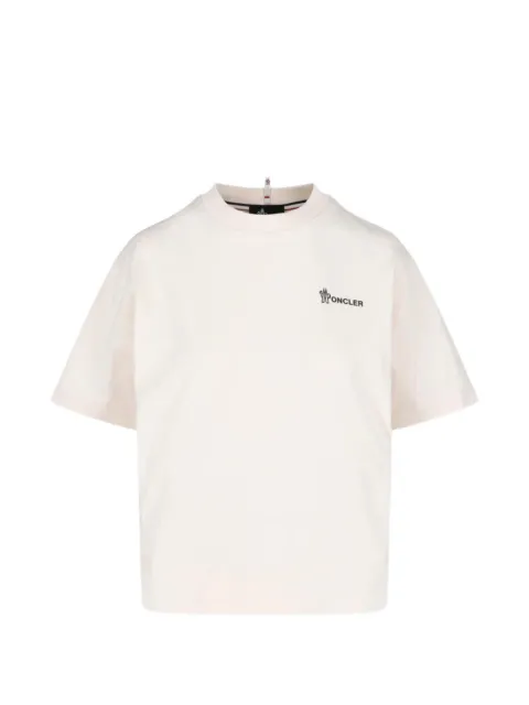 Moncler Grenoble logo-print patch-detail T-shirt White 0988C0001089AZ9