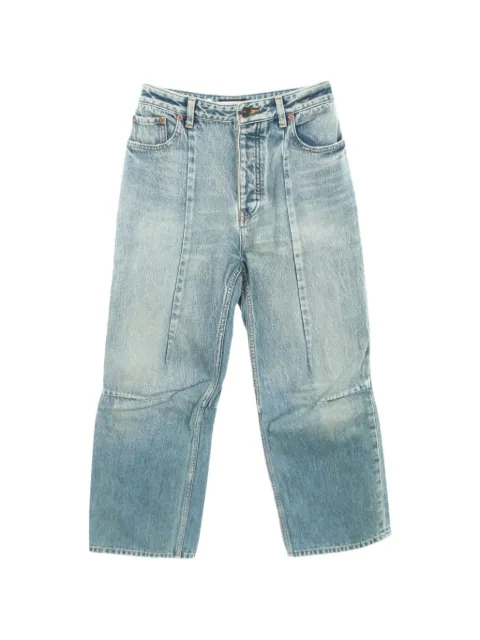 Balenciaga Pre-Owned 2000s faded straight-leg jeans Blue 1066701