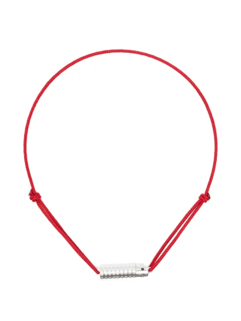 Le Gramme engraved-logo bracelet Red LGCARGUPBR071051RO05