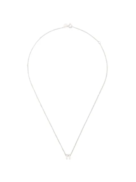 Le Gramme alphabet necklace Silver LGCARPO081N