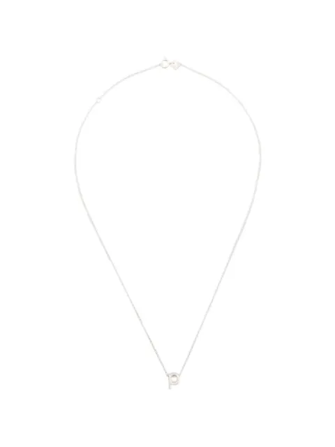 Le Gramme alphabet necklace Silver LGCARPO081D