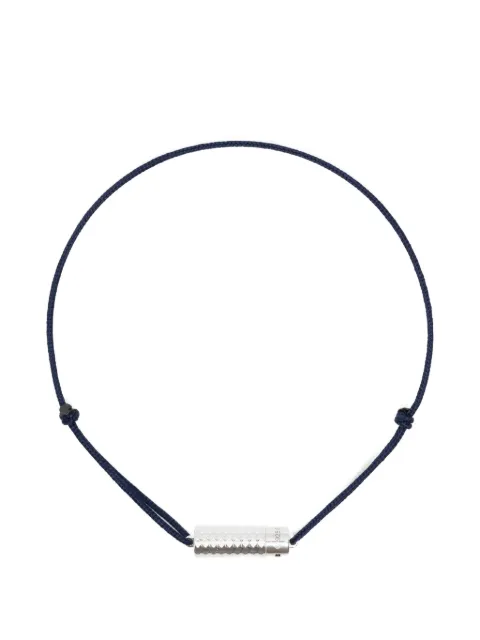 Le Gramme engraved-logo bracelet Blue LGCARGUPBR071051MA05