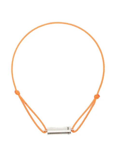 Le Gramme 5g cable cord bracelet Orange LGCARBR071051OF05