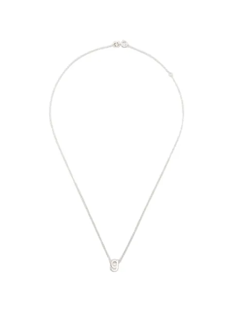 Le Gramme alphabet necklace Silver LGCARPO081G