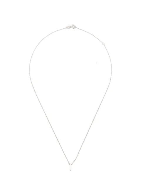 Le Gramme alphabet necklace Silver LGCARPO081L