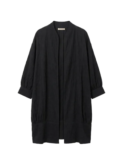 Black Crane Spoon crinkled oversized jacket Blue JCSK11