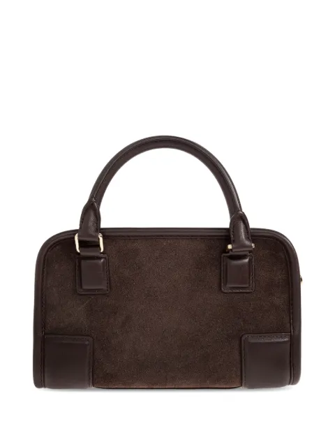 LOEWE mini Amazon 180 suede tote bag Brown A039AS4X13