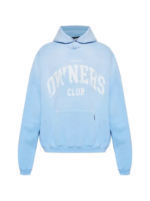 Represent logo-print hoodie Blue OCM100044