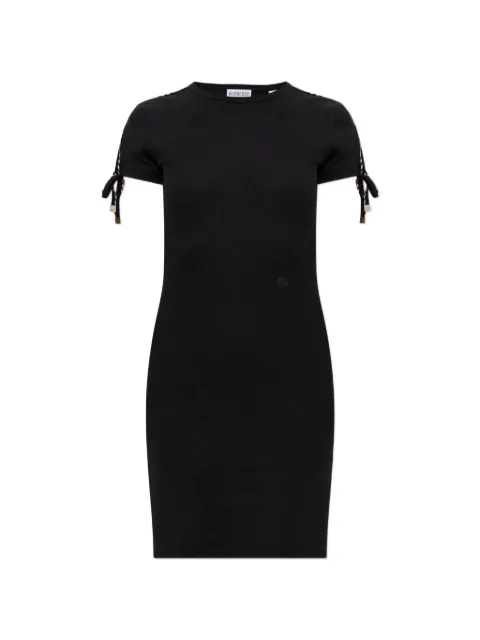 Burberry Check trim cotton dress Black 8125952