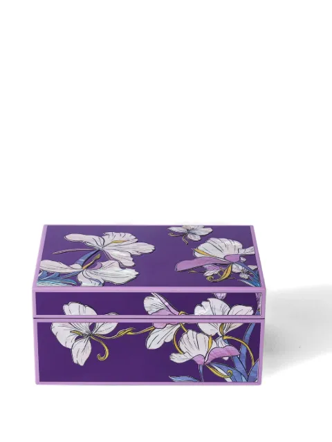 Shanghai Tang Ginger Flower jewellery box Purple V6AHD352PU00