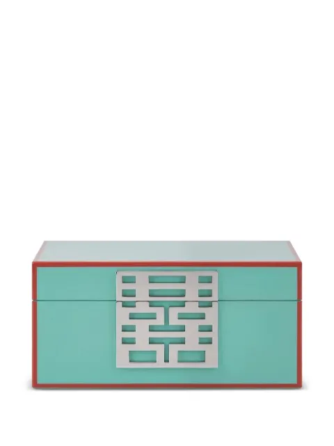 Shanghai Tang Double Happiness jewellery box Green Y6AHD414GS00