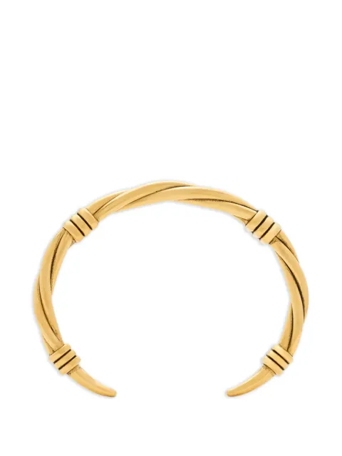 Saint Laurent twisted-wire cuff bracelet Gold 857565Y1500