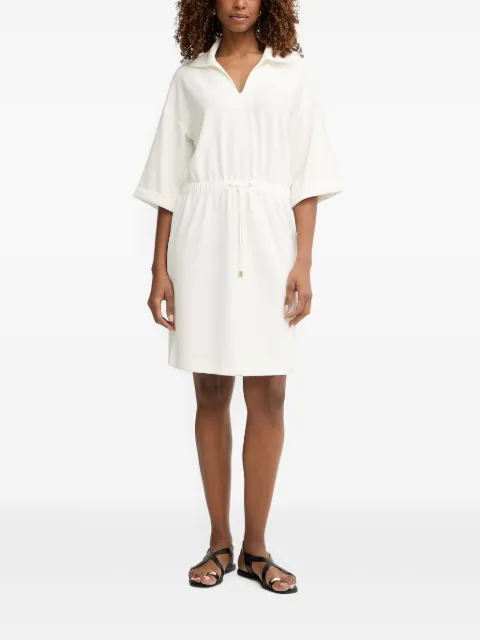 LIU JO logo-embroidered mini dress White TA6121JS869
