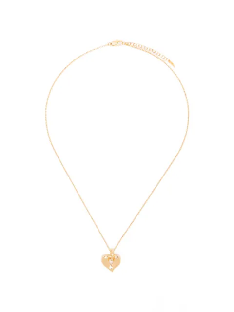 Missoma Molten heart-pendant necklace Gold VALGN10NS