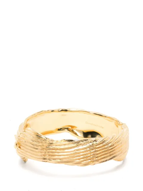 Completedworks textured-finish cuff bracelet Gold R2258