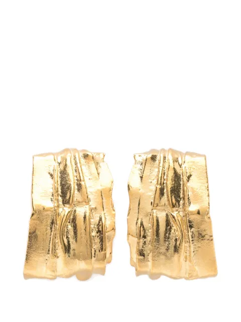 Completedworks textured hoop earrings Gold R2256